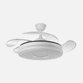 Ventilador Dc Dani 59w 6980lm Blanco 4aspas 6velocidades 106d 3000-4200-6500k Remoto+Reg.Intensidad+memoria+temporizador 24